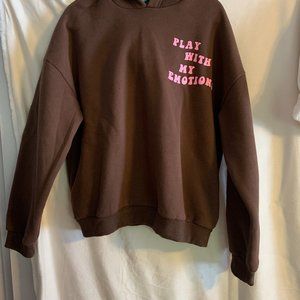 Edikted, Size Small, Brown Hoodie